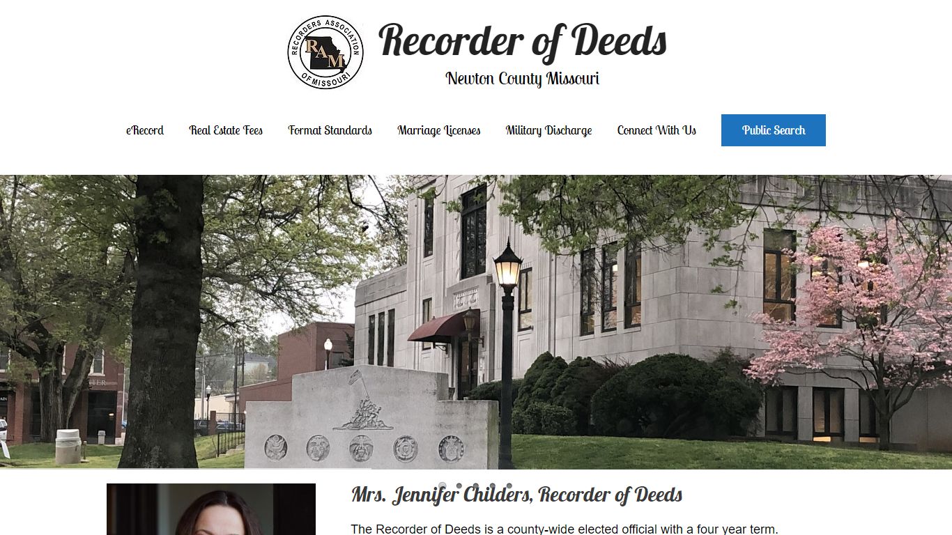 Recorder of Deeds – Newton County Missouri